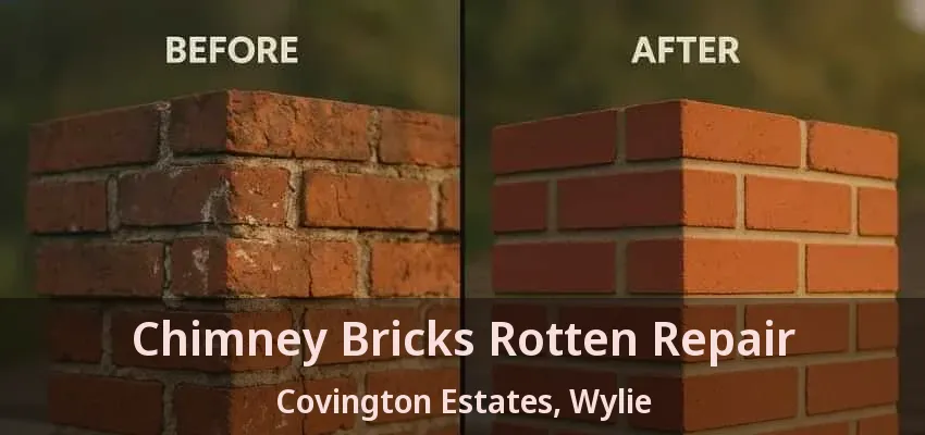 Chimney Bricks Rotten Repair Covington Estates, Wylie - TX