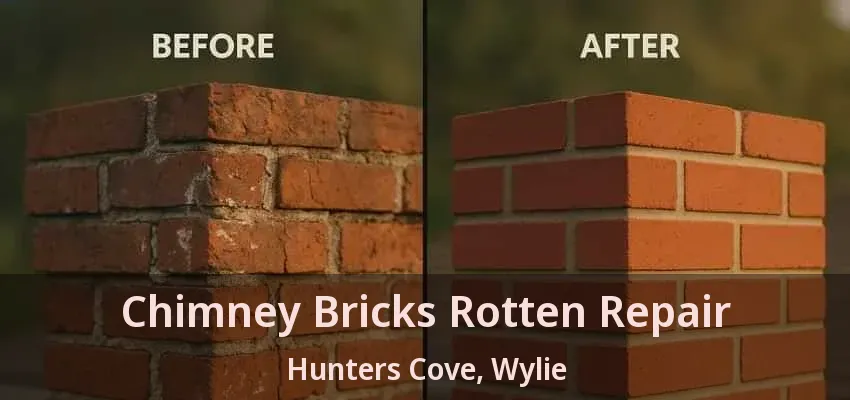 Chimney Bricks Rotten Repair Hunters Cove, Wylie - TX
