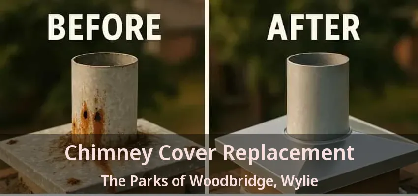 Chimney Cover Replacement The Parks of Woodbridge, Wylie - TX