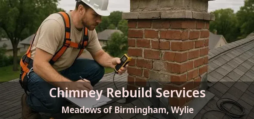 Chimney Rebuild Services Meadows of Birmingham, Wylie - TX