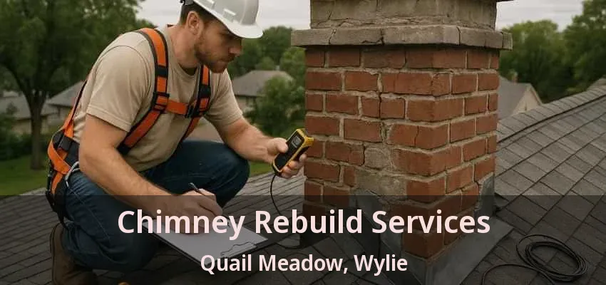 Chimney Rebuild Services Quail Meadow, Wylie - TX