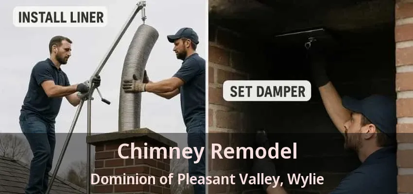 Chimney Remodel Dominion of Pleasant Valley, Wylie - TX