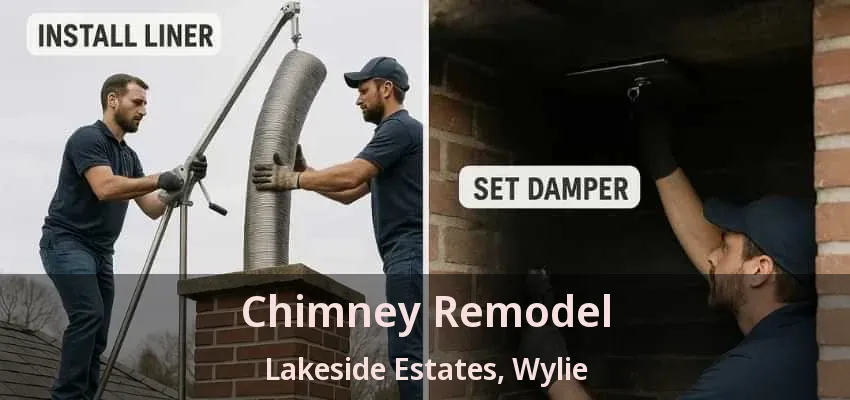 Chimney Remodel Lakeside Estates, Wylie - TX