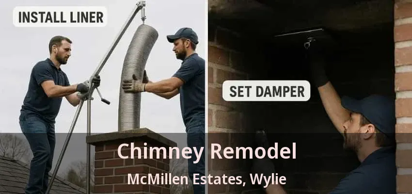 Chimney Remodel McMillen Estates, Wylie - TX