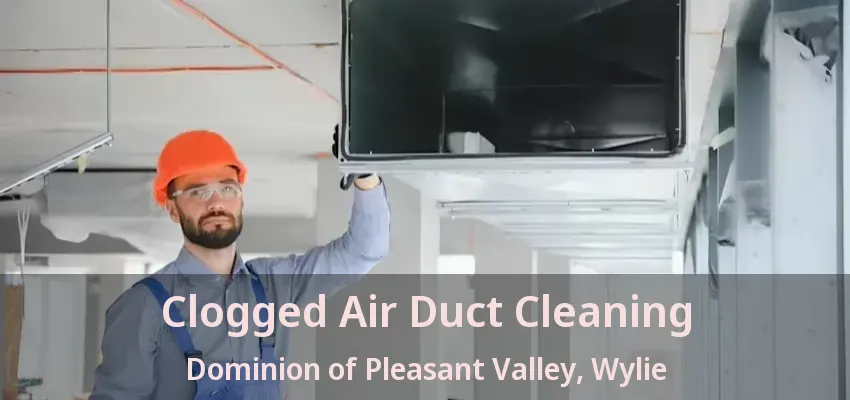 Clogged Air Duct Cleaning Dominion of Pleasant Valley, Wylie - TX