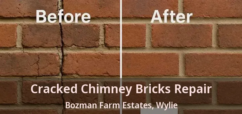 Cracked Chimney Bricks Repair Bozman Farm Estates, Wylie - TX