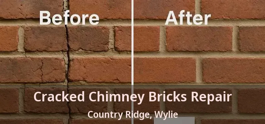 Cracked Chimney Bricks Repair Country Ridge, Wylie - TX