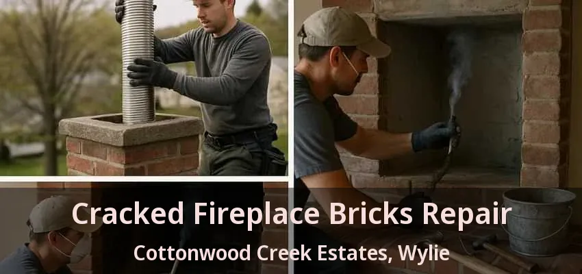 Cracked Fireplace Bricks Repair Cottonwood Creek Estates, Wylie - TX