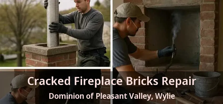 Cracked Fireplace Bricks Repair Dominion of Pleasant Valley, Wylie - TX
