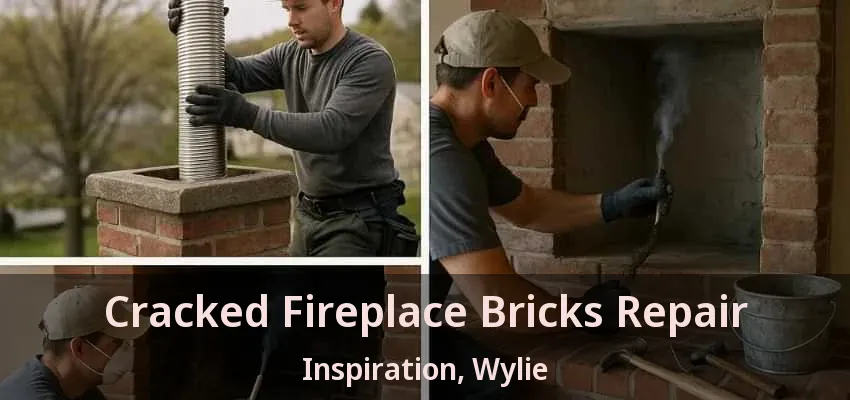 Cracked Fireplace Bricks Repair Inspiration, Wylie - TX