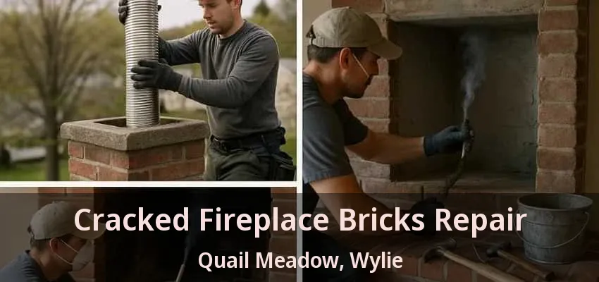 Cracked Fireplace Bricks Repair Quail Meadow, Wylie - TX