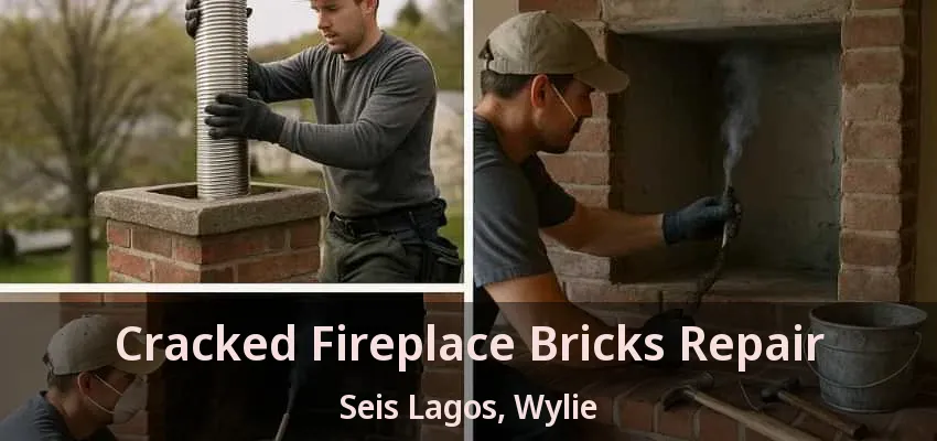 Cracked Fireplace Bricks Repair Seis Lagos, Wylie - TX