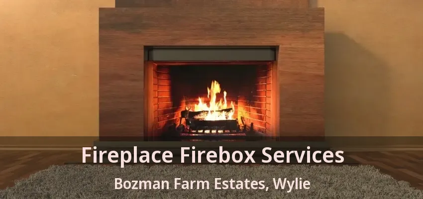 Fireplace Firebox Services Bozman Farm Estates, Wylie - TX