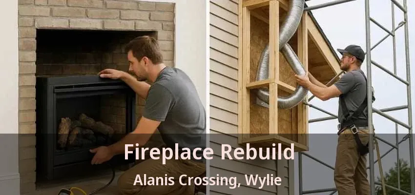 Fireplace Rebuild Alanis Crossing, Wylie - TX