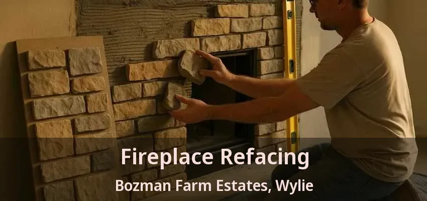 Fireplace Refacing Bozman Farm Estates, Wylie - TX