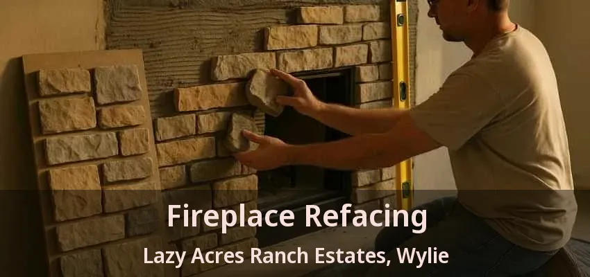 Fireplace Refacing Lazy Acres Ranch Estates, Wylie - TX