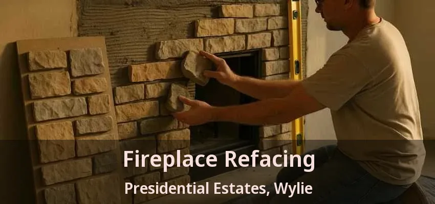 Fireplace Refacing Presidential Estates, Wylie - TX