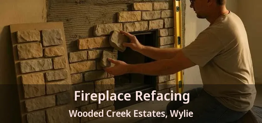 Fireplace Refacing Wooded Creek Estates, Wylie - TX