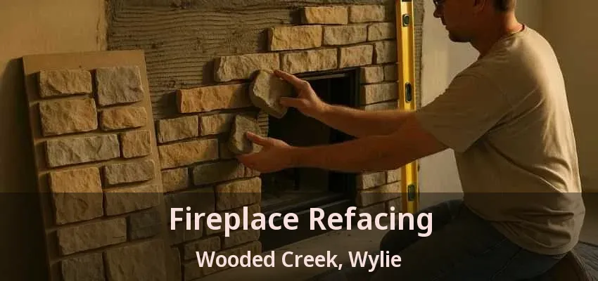 Fireplace Refacing Wooded Creek, Wylie - TX