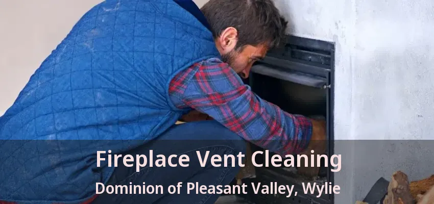 Fireplace Vent Cleaning Dominion of Pleasant Valley, Wylie - TX
