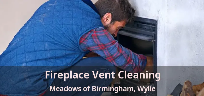 Fireplace Vent Cleaning Meadows of Birmingham, Wylie - TX