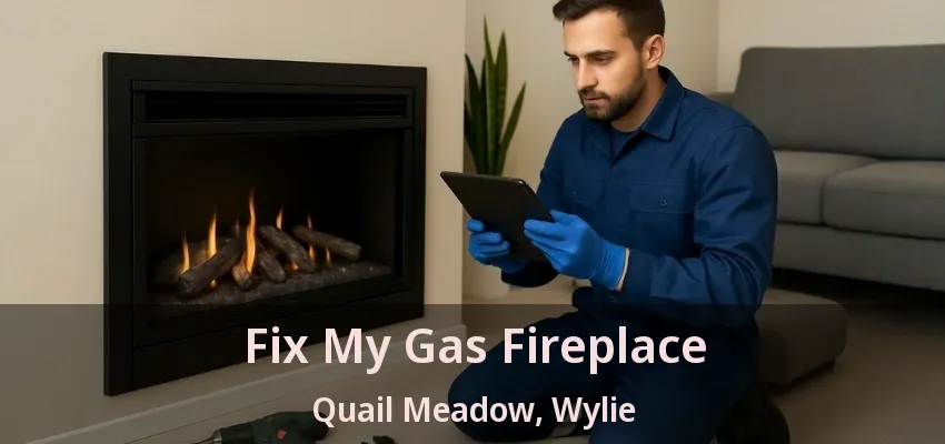 Fix My Gas Fireplace Quail Meadow, Wylie - TX