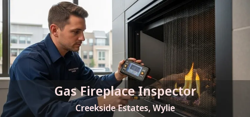 Gas Fireplace Inspector Creekside Estates, Wylie - TX