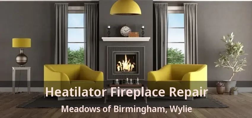 Heatilator Fireplace Repair Meadows of Birmingham, Wylie - TX