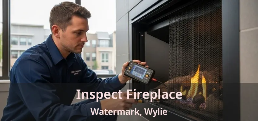 Inspect Fireplace Watermark, Wylie - TX