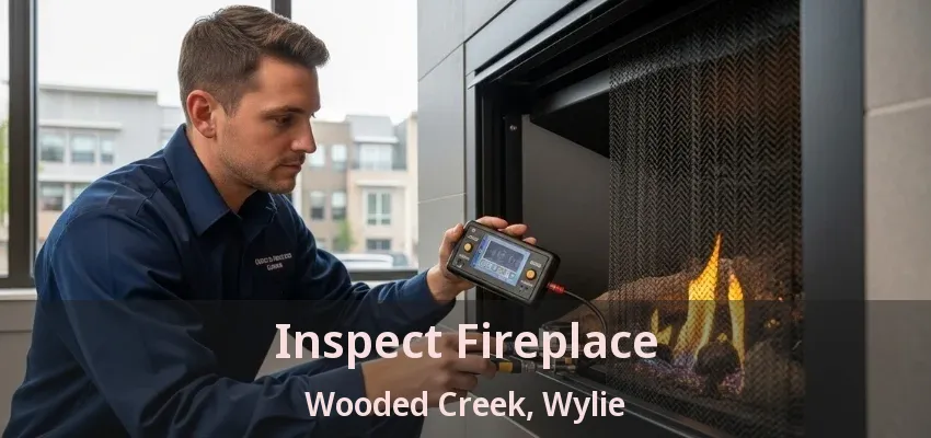 Inspect Fireplace Wooded Creek, Wylie - TX