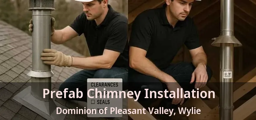 Prefab Chimney Installation Dominion of Pleasant Valley, Wylie - TX