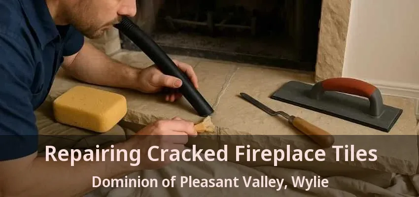 Repairing Cracked Fireplace Tiles Dominion of Pleasant Valley, Wylie - TX