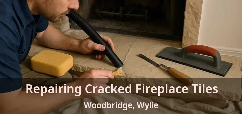 Repairing Cracked Fireplace Tiles Woodbridge, Wylie - TX
