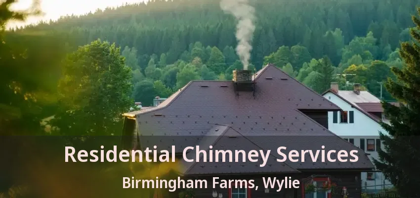 Residential Chimney Services Birmingham Farms, Wylie - TX