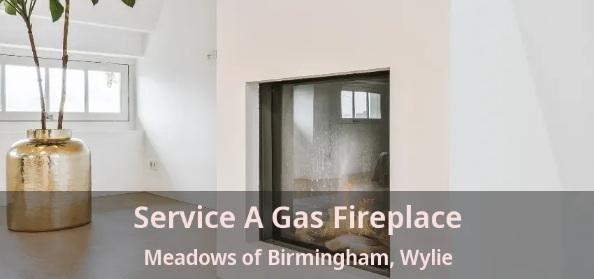 Service A Gas Fireplace Meadows of Birmingham, Wylie - TX