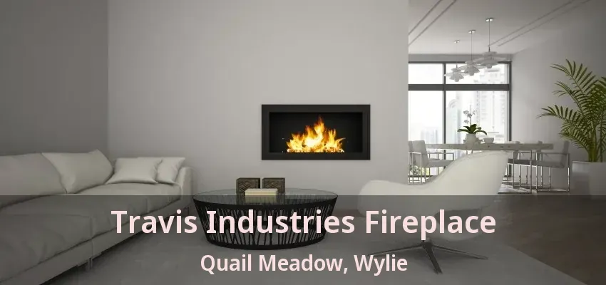 Travis Industries Fireplace Quail Meadow, Wylie - TX
