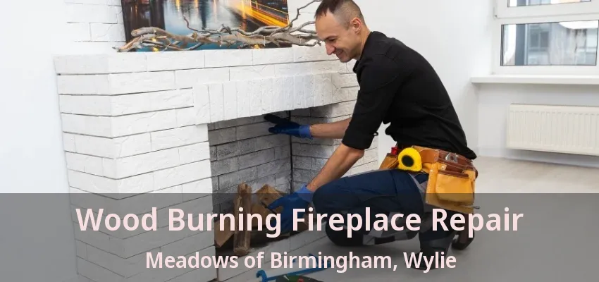 Wood Burning Fireplace Repair Meadows of Birmingham, Wylie - TX